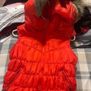 Cute red vest size extra large